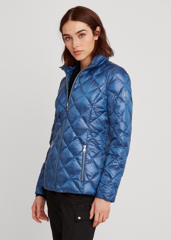 Women's Ralph Lauren Quilted Mockneck Jackets | 853167DMA